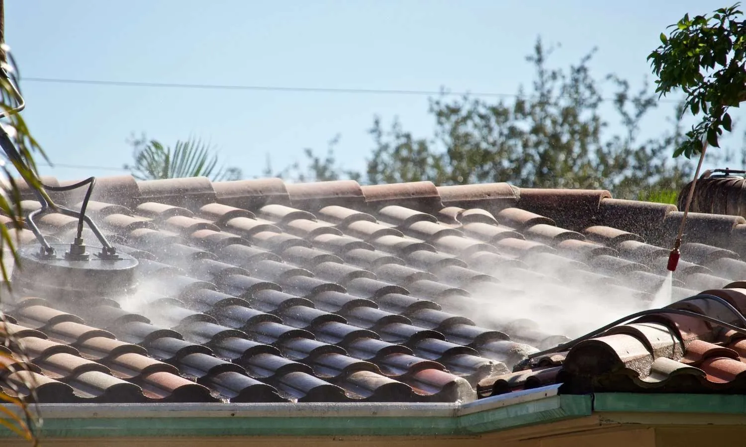 I Care Roofing cleaning a roof in Sydney