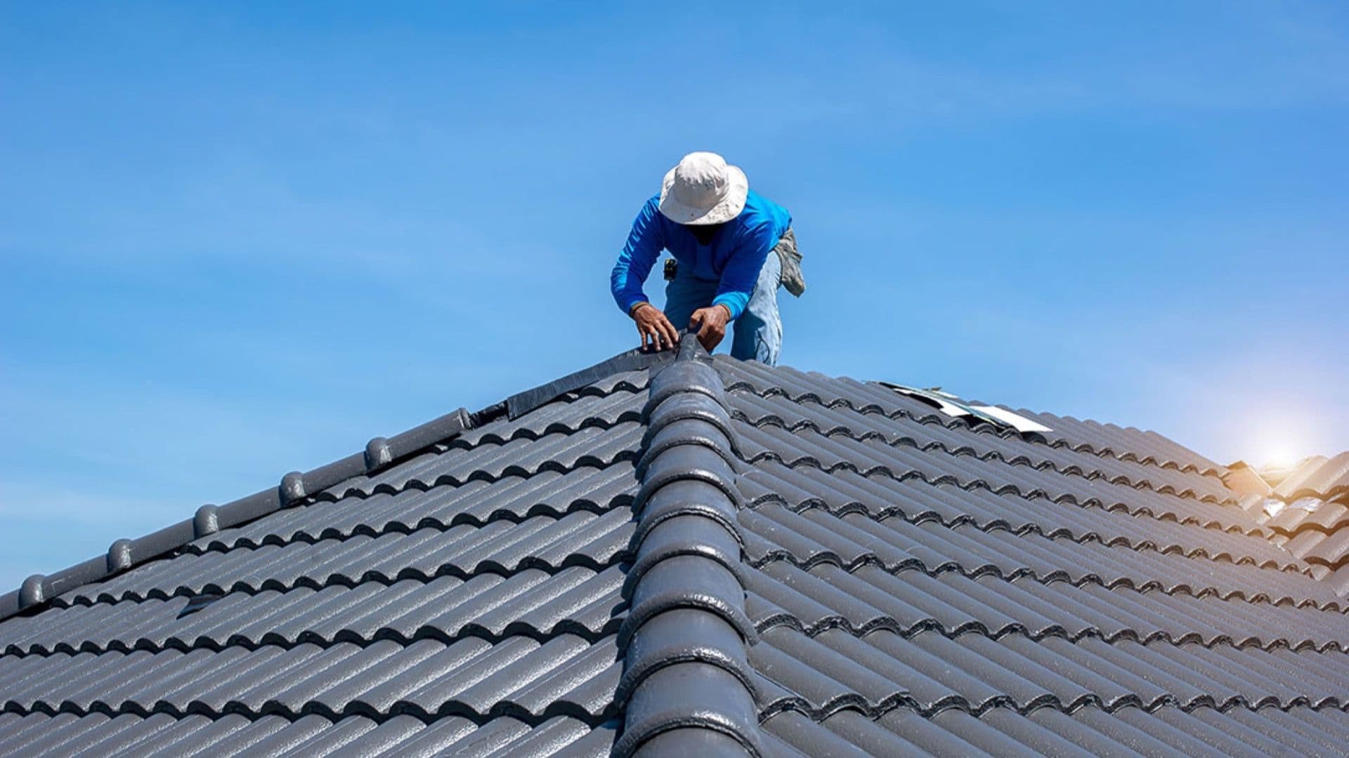 I Care Roofing carrying out roof repairs in Sydney
