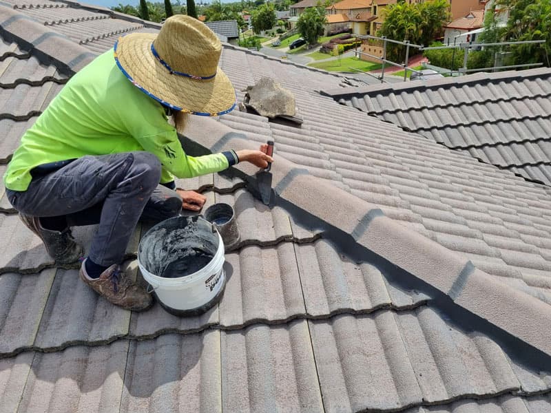 Completed roof repair by I Care Roofing